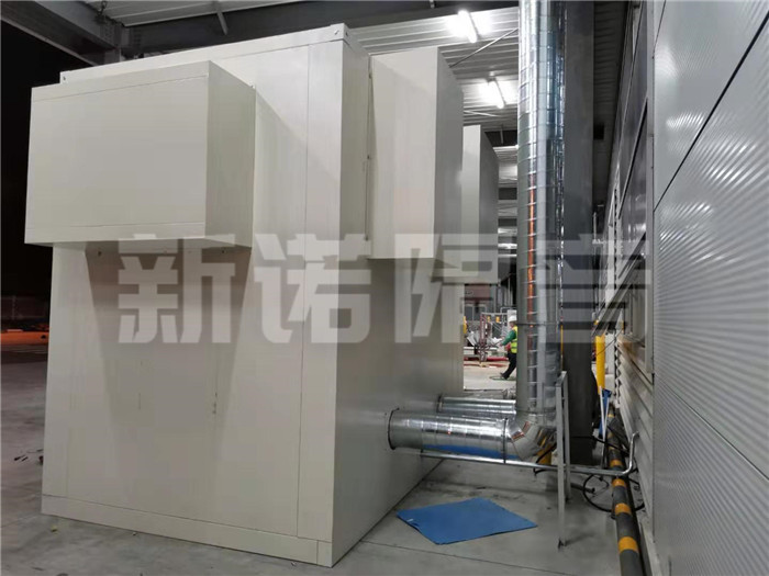 振動臺風機隔音房